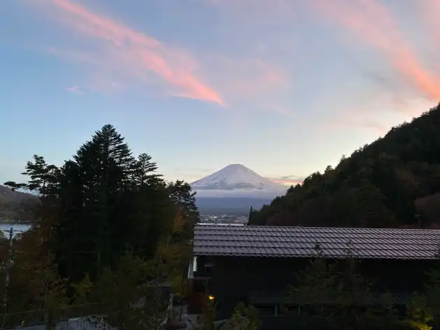 ふふ 河口湖 部屋からの眺め